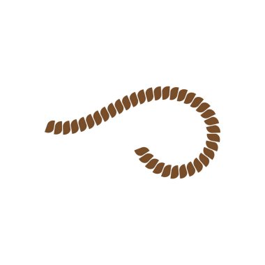 İp Tasarımı Çizim Logosu İllüstrasyonu