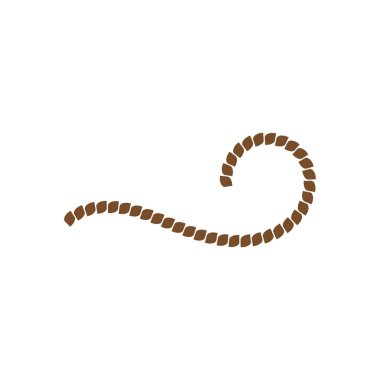 İp Tasarımı Çizim Logosu İllüstrasyonu