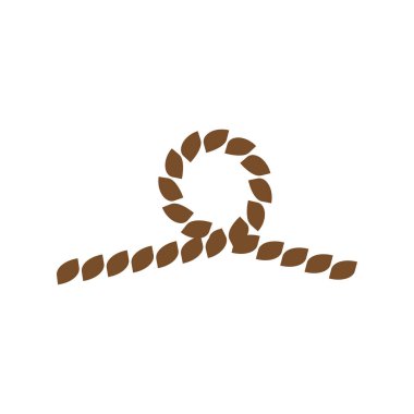İp Tasarımı Çizim Logosu İllüstrasyonu