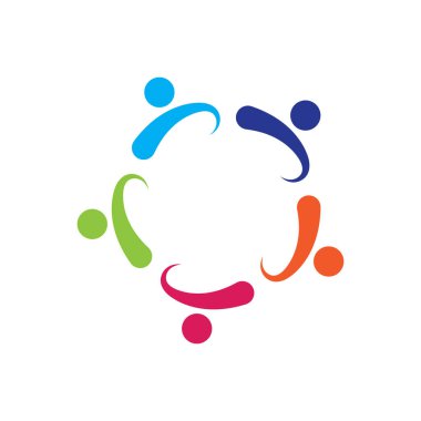 Topluluk Logosu Vektörü Sanat Simgeleri ve Grafikleri 