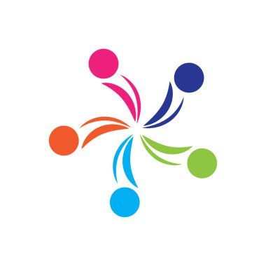 Topluluk Logosu Vektörü Sanat Simgeleri ve Grafikleri 