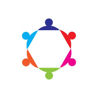 Topluluk Logosu Vektörü Sanat Simgeleri ve Grafikleri 
