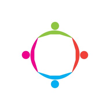 Topluluk Logosu Vektörü Sanat Simgeleri ve Grafikleri 