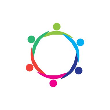 Topluluk Logosu Vektörü Sanat Simgeleri ve Grafikleri 