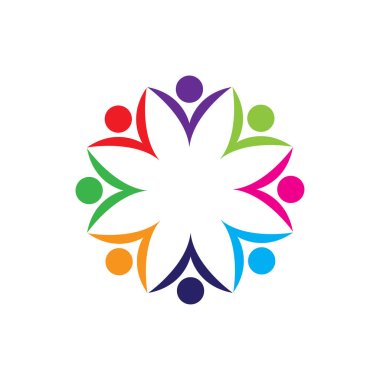 Topluluk Logosu Vektörü Sanat Simgeleri ve Grafikleri 