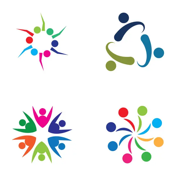 Topluluk Logosu Vektörü Sanat Simgeleri ve Grafikleri 