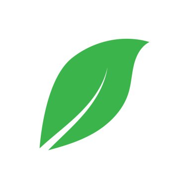 Yaprak grafik tasarım logo şablonu