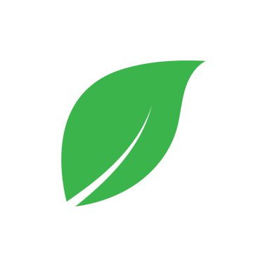 Yaprak grafik tasarım logo şablonu