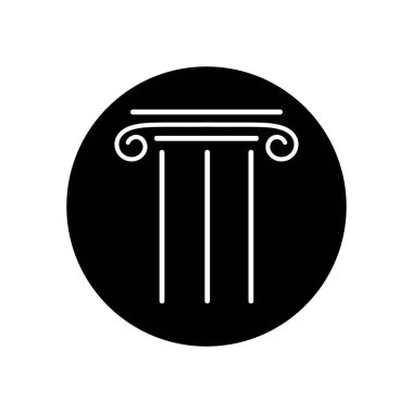 Sütun simgesi vektör illüstrasyon tasarımı
