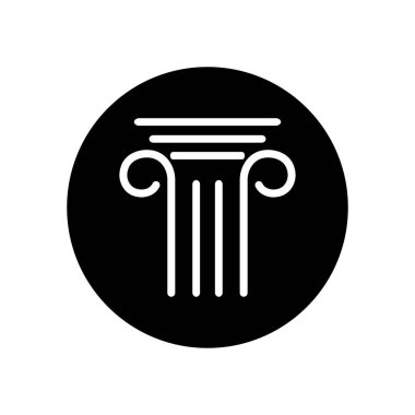 Sütun simgesi vektör illüstrasyon tasarımı