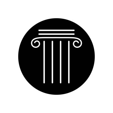 Sütun simgesi vektör illüstrasyon tasarımı