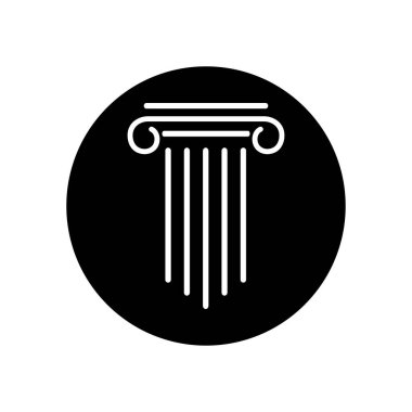 Sütun simgesi vektör illüstrasyon tasarımı