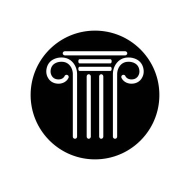 Sütun simgesi vektör illüstrasyon tasarımı