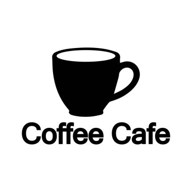 Kahve Kafesi Vektör Logosu Tasarımı Simge Grafiği
