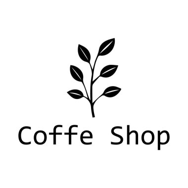 Kahve Dükkanı Vektör Logosu Tasarımı Simge Grafiği