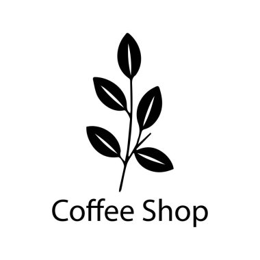 Kahve Dükkanı Vektör Logosu Tasarımı Simge Grafiği