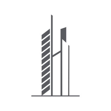 İnşaat Logosu Vektör Tasarımı Simgesi Grafiği