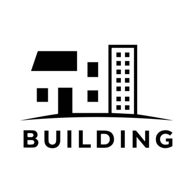 İnşaat Logosu Vektör Tasarımı Simgesi Grafiği