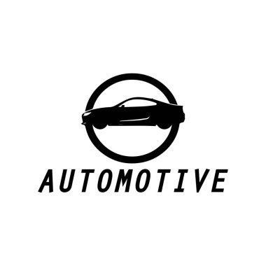 Otomatik araba logosu şablon vektör simgesi
