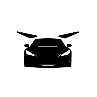 Otomatik araba logosu şablon vektör simgesi