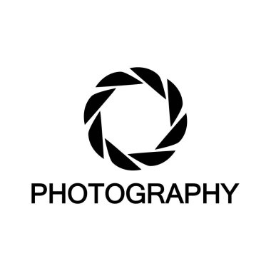 Fotoğraf Logosu Vektör Sanatı, Simgeler ve Grafikler