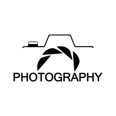 Fotoğraf Logosu Vektör Sanatı, Simgeler ve Grafikler