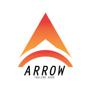 Ok logo tasarımı ikonu illüstrasyon grafiği