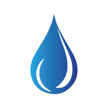 Su logosu çizimi ve ateş sembolü