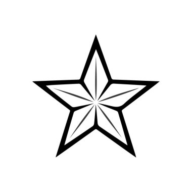 Yaratıcı Yıldız Logosu Tasarım Şablonu