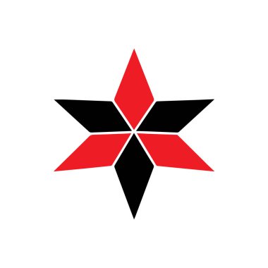 Yaratıcı Yıldız Logosu Tasarım Şablonu