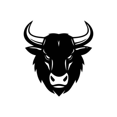 Boğa başlı logo ve sembol çizimi