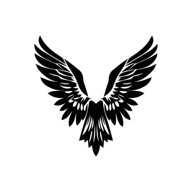 Kanat logosu ve sembol çizimi