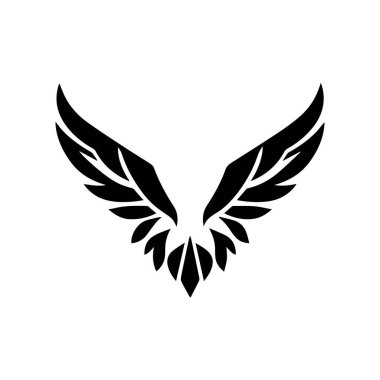 Kanat logosu ve sembol çizimi