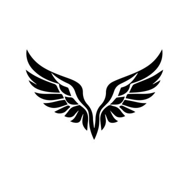 Kanat logosu ve sembol çizimi