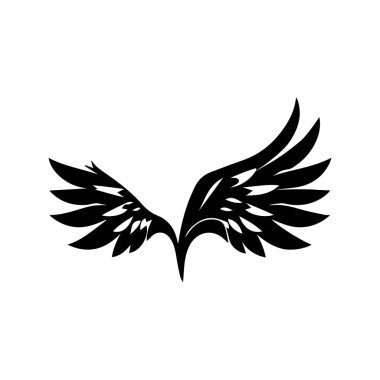 Kanat logosu ve sembol çizimi