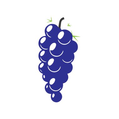  Basit Modern Üzüm Logosu Tasarımı