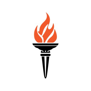 Meşale Logosu Tasarımı Grafik Çizimi