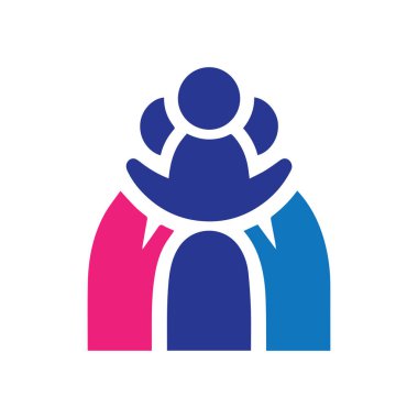 Topluluk Logosu Vektör Sanatı, Simgeler ve Grafikler