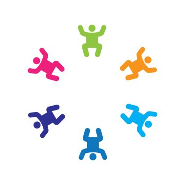 Topluluk Logosu Vektör Sanatı, Simgeler ve Grafikler