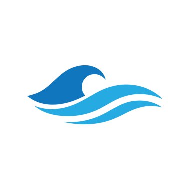 Dalga Logosu Vektör Sanatı, Simgeler ve Grafikler