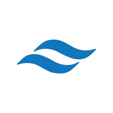 Dalga Logosu Vektör Sanatı, Simgeler ve Grafikler