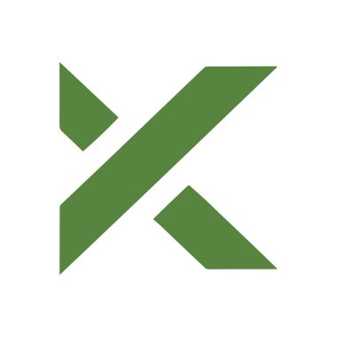 Soyut minimalist geometrik logo marka tasarımı