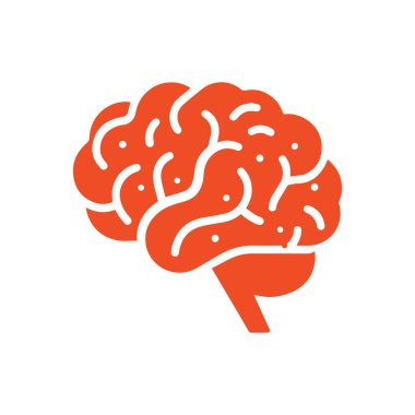 Beyin Logosu Vektörü Sanat Simgeleri ve Grafikleri