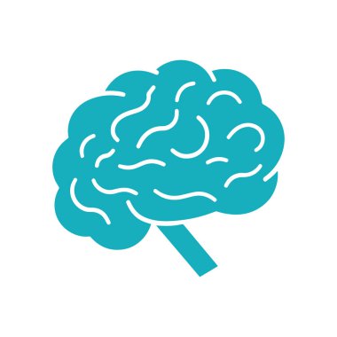 Beyin Logosu Vektörü Sanat Simgeleri ve Grafikleri