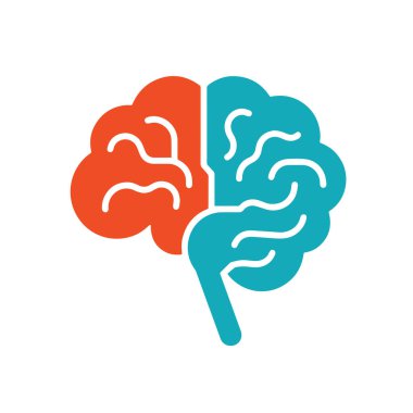 Beyin Logosu Vektörü Sanat Simgeleri ve Grafikleri