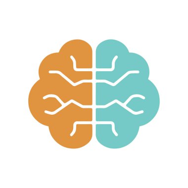 Beyin Logosu Vektörü Sanat Simgeleri ve Grafikleri