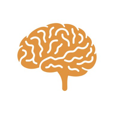 Beyin Logosu Vektörü Sanat Simgeleri ve Grafikleri