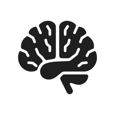 Beyin Logosu Vektörü Sanat Simgeleri ve Grafikleri