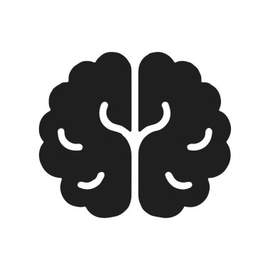 Beyin Logosu Vektörü Sanat Simgeleri ve Grafikleri