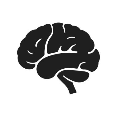 Beyin Logosu Vektörü Sanat Simgeleri ve Grafikleri